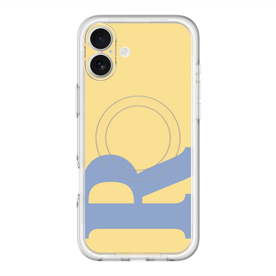 スリムプロテクションプレミアムケース with MagSafe［ オリジナル - initial color - R yellow ］