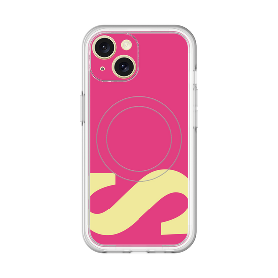 スリムプロテクションプレミアムケース with MagSafe［ オリジナル - initial color - S pink ］