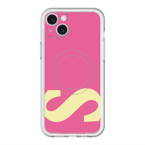 スリムプロテクションプレミアムケース with MagSafe［ オリジナル - initial color - S pink ］