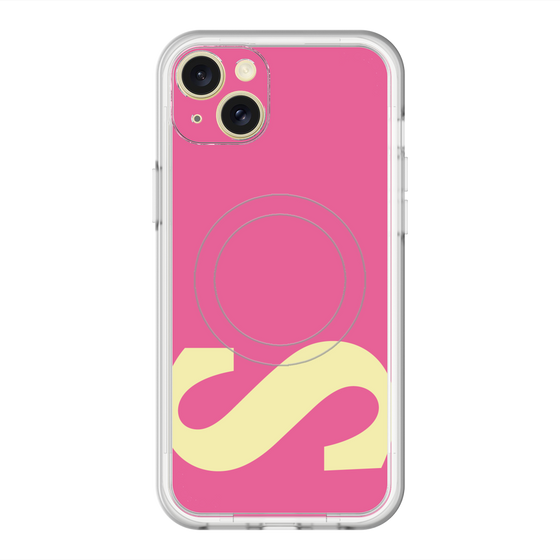 スリムプロテクションプレミアムケース with MagSafe［ オリジナル - initial color - S pink ］