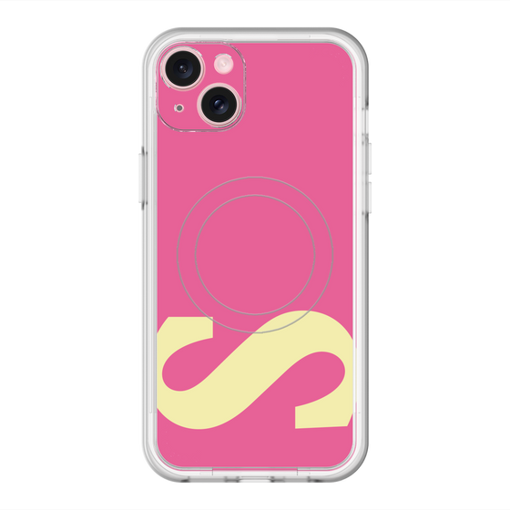 スリムプロテクションプレミアムケース with MagSafe［ オリジナル - initial color - S pink ］