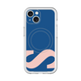 スリムプロテクションプレミアムケース with MagSafe［ オリジナル - initial color - S navy ］