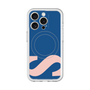 スリムプロテクションプレミアムケース with MagSafe［ オリジナル - initial color - S navy ］