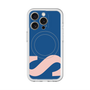 スリムプロテクションプレミアムケース with MagSafe［ オリジナル - initial color - S navy ］