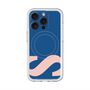 スリムプロテクションプレミアムケース with MagSafe［ オリジナル - initial color - S navy ］