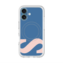 スリムプロテクションプレミアムケース with MagSafe［ オリジナル - initial color - S navy ］