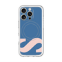 スリムプロテクションプレミアムケース with MagSafe［ オリジナル - initial color - S navy ］