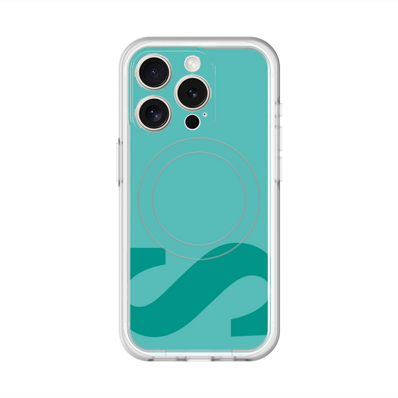 スリムプロテクションプレミアムケース with MagSafe［ オリジナル - initial color - S light green ］