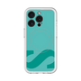 スリムプロテクションプレミアムケース with MagSafe［ オリジナル - initial color - S light green ］