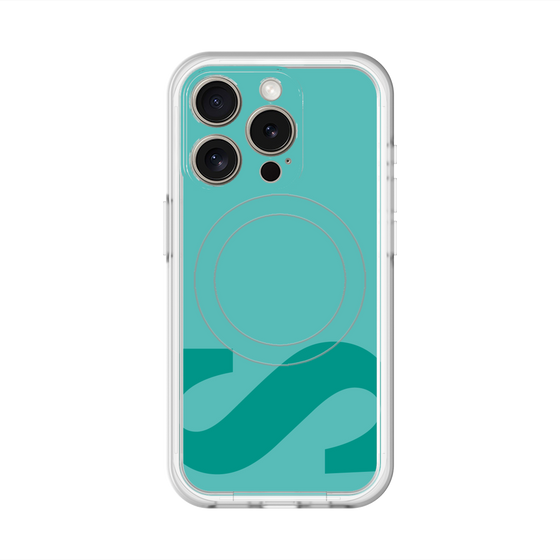 スリムプロテクションプレミアムケース with MagSafe［ オリジナル - initial color - S light green ］