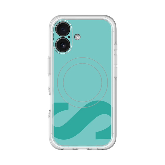 スリムプロテクションプレミアムケース with MagSafe［ オリジナル - initial color - S light green ］