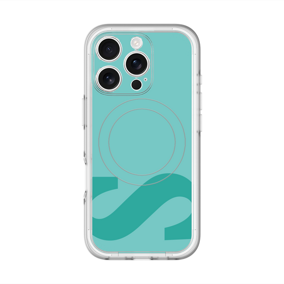 スリムプロテクションプレミアムケース with MagSafe［ オリジナル - initial color - S light green ］