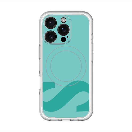 スリムプロテクションプレミアムケース with MagSafe［ オリジナル - initial color - S light green ］