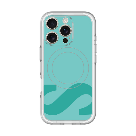 スリムプロテクションプレミアムケース with MagSafe［ オリジナル - initial color - S light green ］