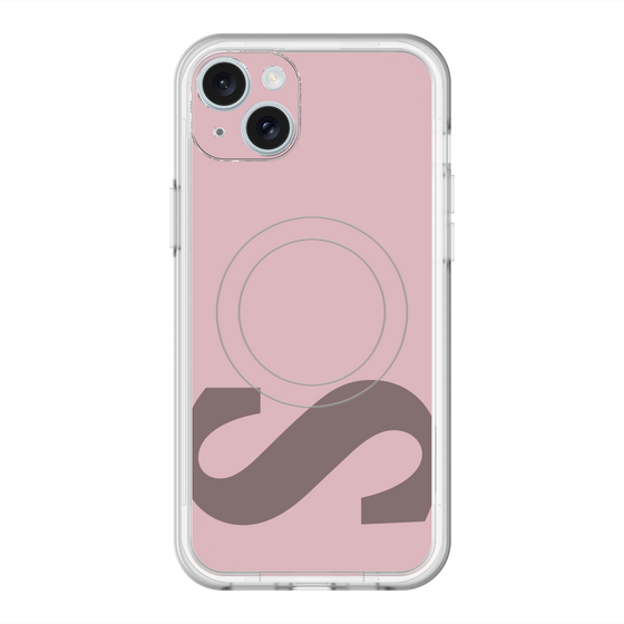 スリムプロテクションプレミアムケース with MagSafe［ オリジナル - initial color - S dusty pink ］