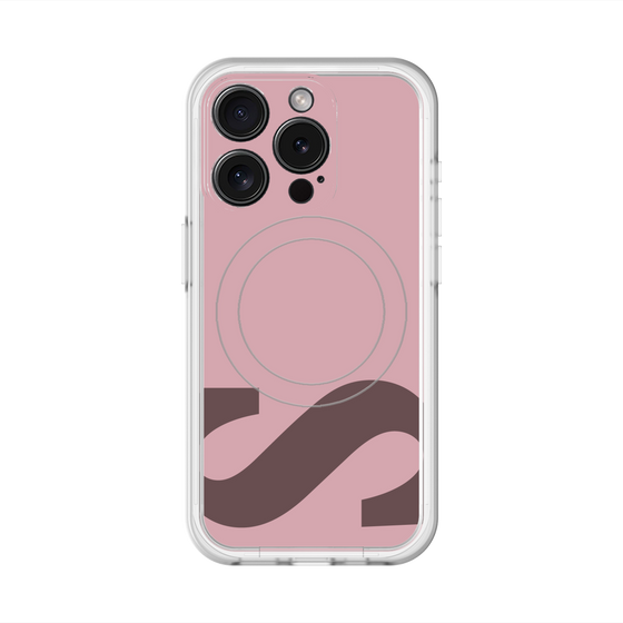 スリムプロテクションプレミアムケース with MagSafe［ オリジナル - initial color - S dusty pink ］