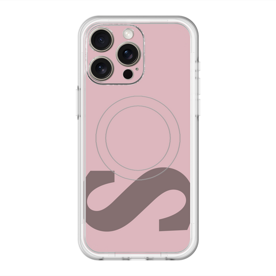 スリムプロテクションプレミアムケース with MagSafe［ オリジナル - initial color - S dusty pink ］