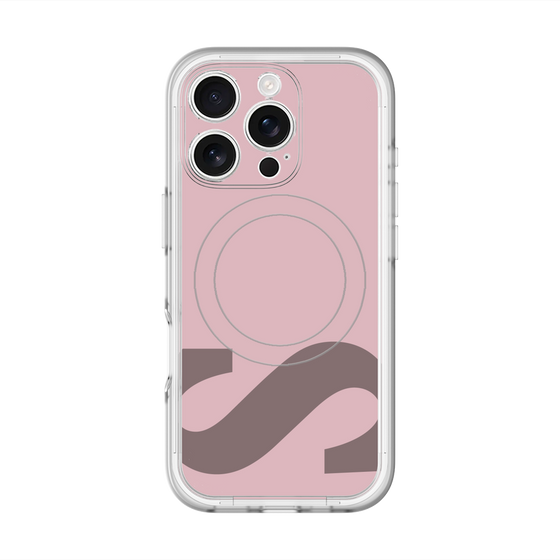 スリムプロテクションプレミアムケース with MagSafe［ オリジナル - initial color - S dusty pink ］