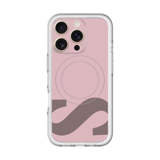 スリムプロテクションプレミアムケース with MagSafe［ オリジナル - initial color - S dusty pink ］