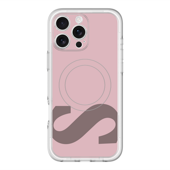スリムプロテクションプレミアムケース with MagSafe［ オリジナル - initial color - S dusty pink ］
