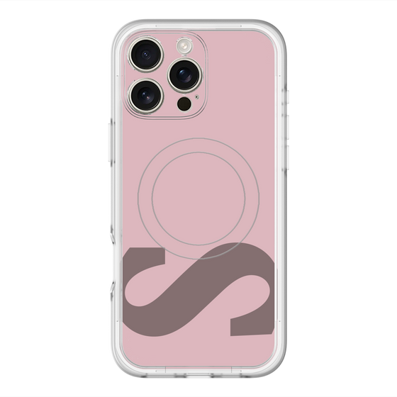 スリムプロテクションプレミアムケース with MagSafe［ オリジナル - initial color - S dusty pink ］