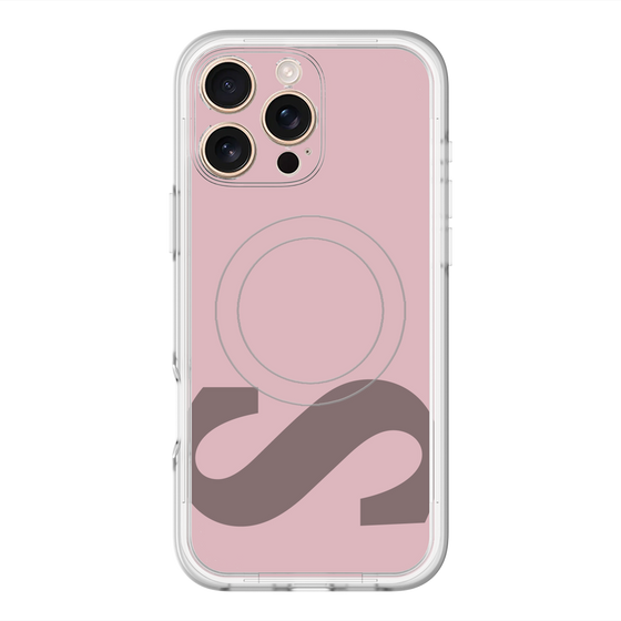 スリムプロテクションプレミアムケース with MagSafe［ オリジナル - initial color - S dusty pink ］