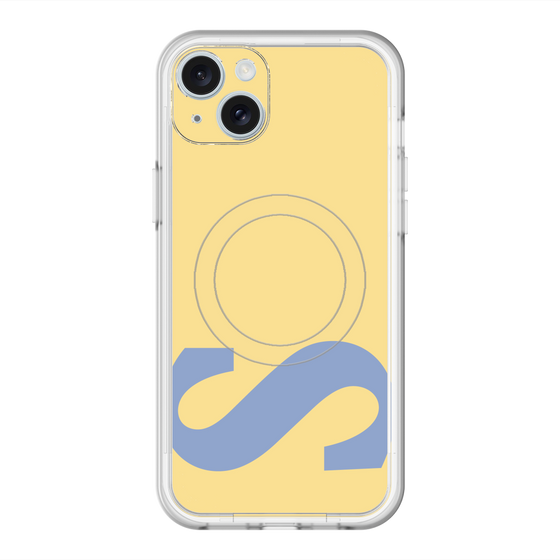スリムプロテクションプレミアムケース with MagSafe［ オリジナル - initial color - S yellow ］