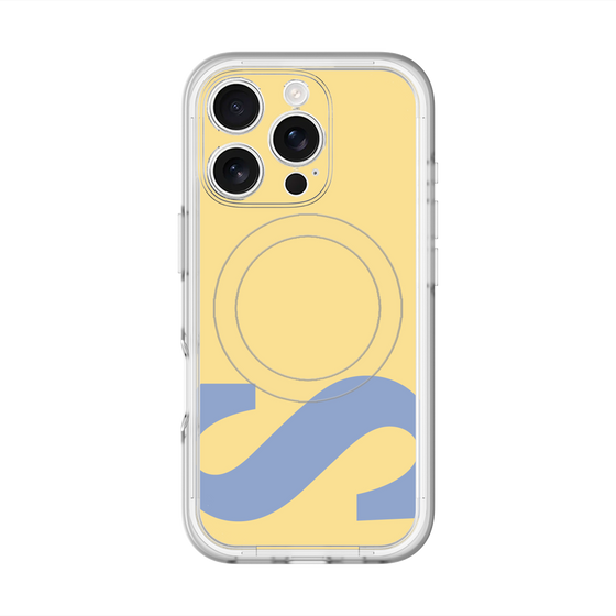 スリムプロテクションプレミアムケース with MagSafe［ オリジナル - initial color - S yellow ］