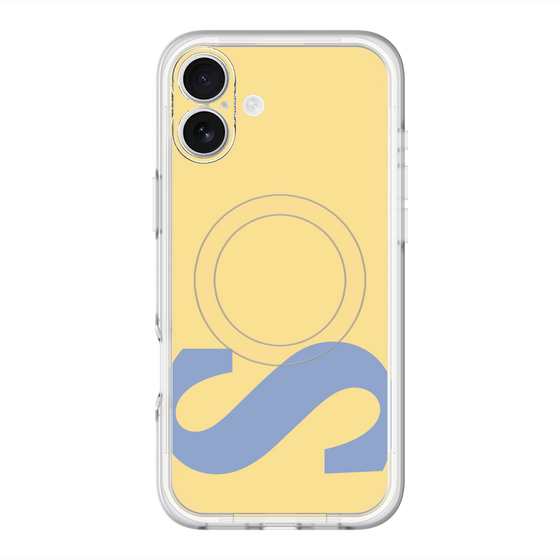 スリムプロテクションプレミアムケース with MagSafe［ オリジナル - initial color - S yellow ］