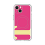 スリムプロテクションプレミアムケース with MagSafe［ オリジナル - initial color - T pink ］