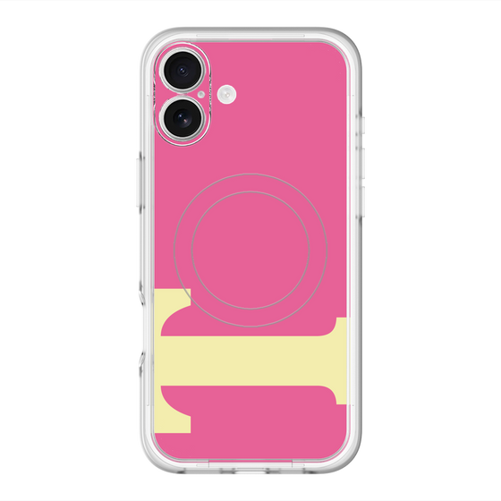 スリムプロテクションプレミアムケース with MagSafe［ オリジナル - initial color - T pink ］