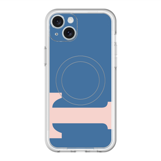 スリムプロテクションプレミアムケース with MagSafe［ オリジナル - initial color - T navy ］