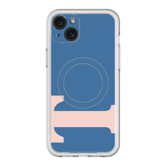 スリムプロテクションプレミアムケース with MagSafe［ オリジナル - initial color - T navy ］