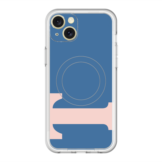 スリムプロテクションプレミアムケース with MagSafe［ オリジナル - initial color - T navy ］
