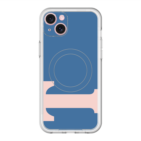 スリムプロテクションプレミアムケース with MagSafe［ オリジナル - initial color - T navy ］