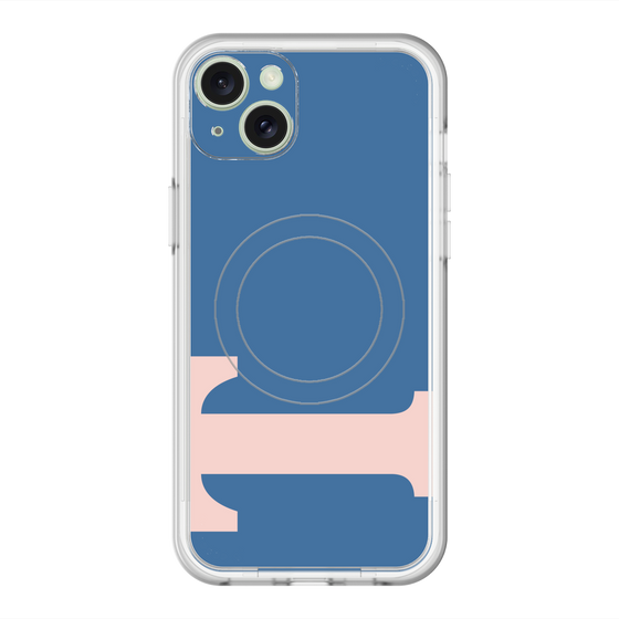 スリムプロテクションプレミアムケース with MagSafe［ オリジナル - initial color - T navy ］