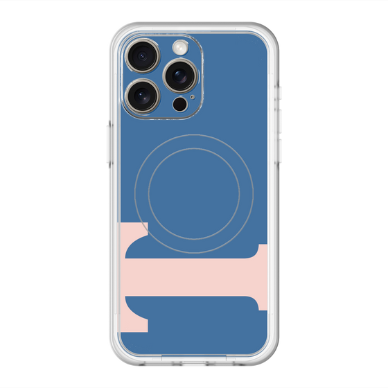 スリムプロテクションプレミアムケース with MagSafe［ オリジナル - initial color - T navy ］
