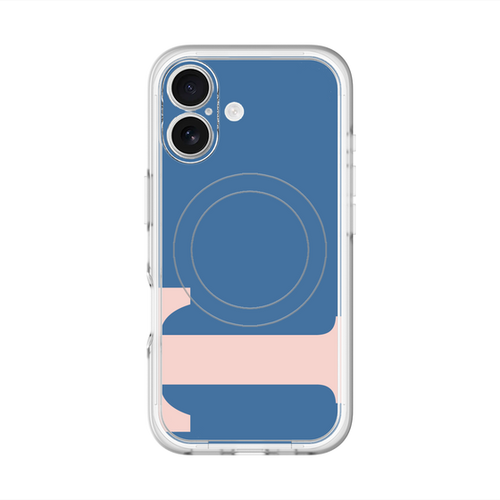 スリムプロテクションプレミアムケース with MagSafe［ オリジナル - initial color - T navy ］