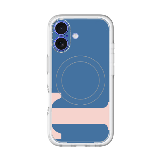 スリムプロテクションプレミアムケース with MagSafe［ オリジナル - initial color - T navy ］