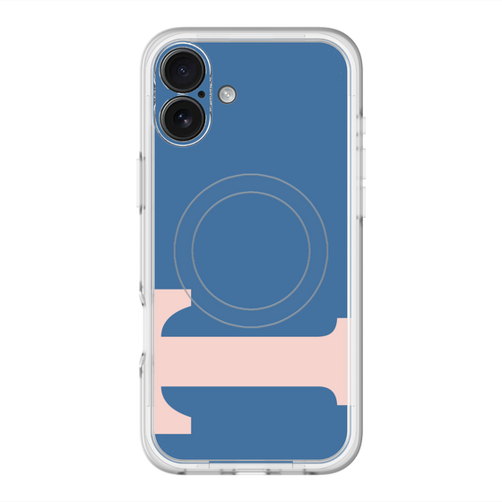 スリムプロテクションプレミアムケース with MagSafe［ オリジナル - initial color - T navy ］