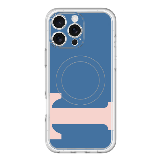 スリムプロテクションプレミアムケース with MagSafe［ オリジナル - initial color - T navy ］