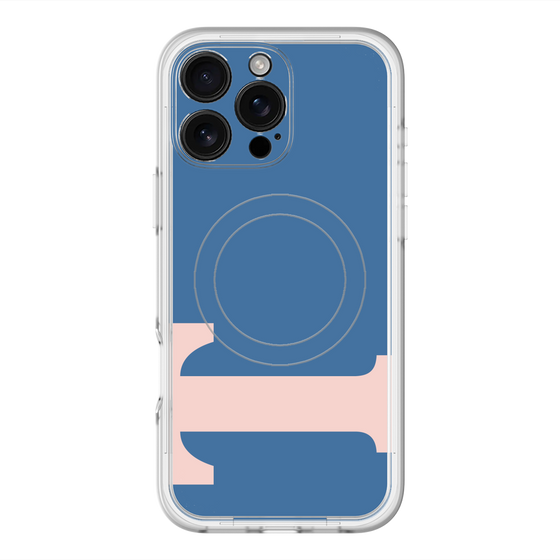 スリムプロテクションプレミアムケース with MagSafe［ オリジナル - initial color - T navy ］