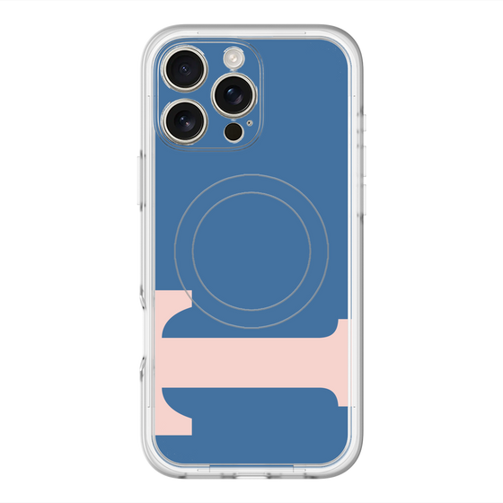 スリムプロテクションプレミアムケース with MagSafe［ オリジナル - initial color - T navy ］