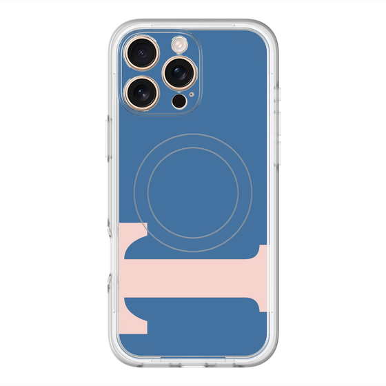スリムプロテクションプレミアムケース with MagSafe［ オリジナル - initial color - T navy ］