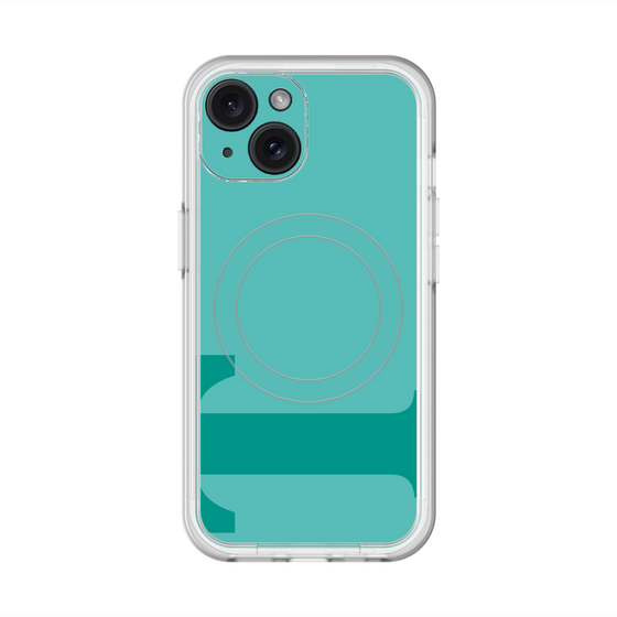 スリムプロテクションプレミアムケース with MagSafe［ オリジナル - initial color - T light green ］