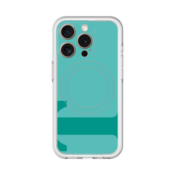 スリムプロテクションプレミアムケース with MagSafe［ オリジナル - initial color - T light green ］