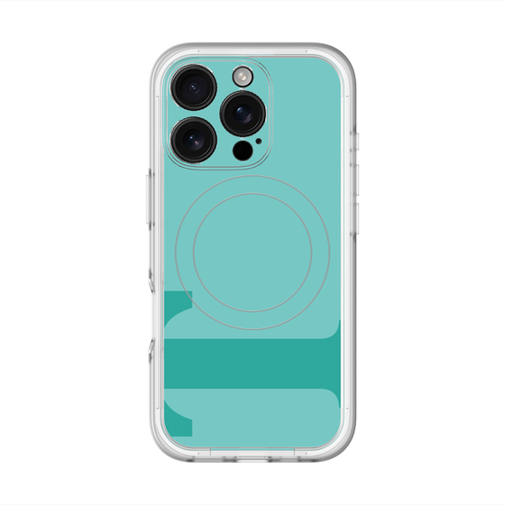 スリムプロテクションプレミアムケース with MagSafe［ オリジナル - initial color - T light green ］