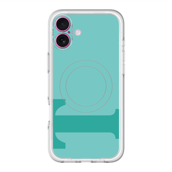 スリムプロテクションプレミアムケース with MagSafe［ オリジナル - initial color - T light green ］