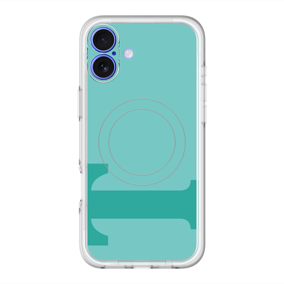 スリムプロテクションプレミアムケース with MagSafe［ オリジナル - initial color - T light green ］