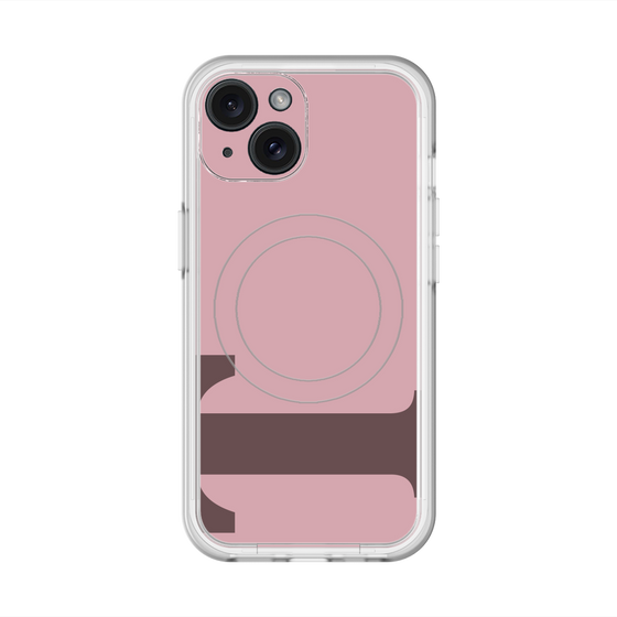 スリムプロテクションプレミアムケース with MagSafe［ オリジナル - initial color - T dusty pink ］